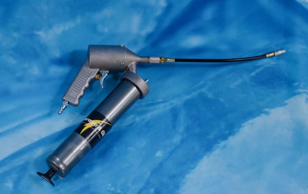 Pneumatic grease gun for cartridge of 400 gr.