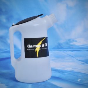 Garrafa homologada per mesurar 2 litres d'oli