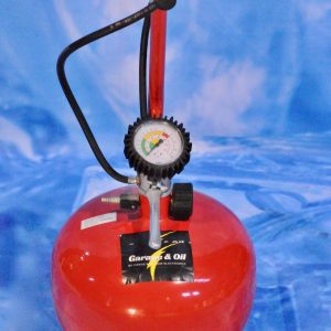 Portable pneumatic inflator.