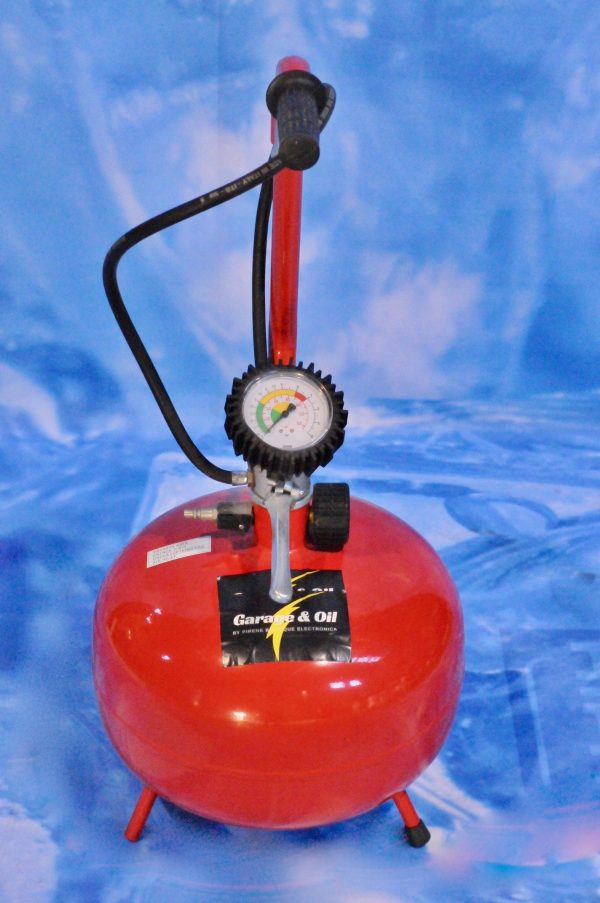 Portable pneumatic inflator.